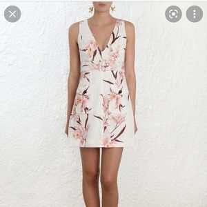 Just dry cleaned Zimmerman linen belted dress